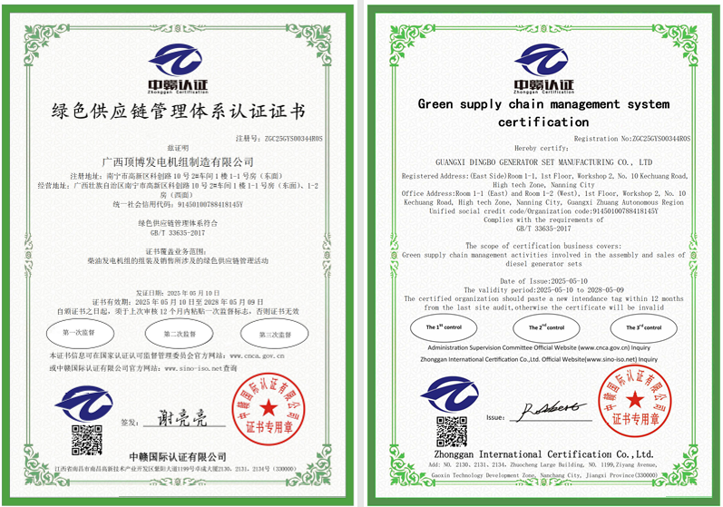好消息|顶博荣获《绿色供应链管理体系认证证书》